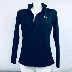 UNDER ARMOUR | Athletic Black Pull Over | Small